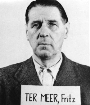 Fritz ter Meer (1884-1967) at the Nuremberg Tr...