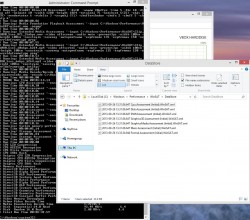 Win8.1 System Assessment Files (cmd process finished in background)