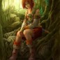 Elf in a Forest