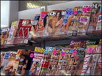 magazine rack porn